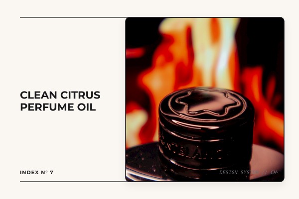 clean citrus perfume oil