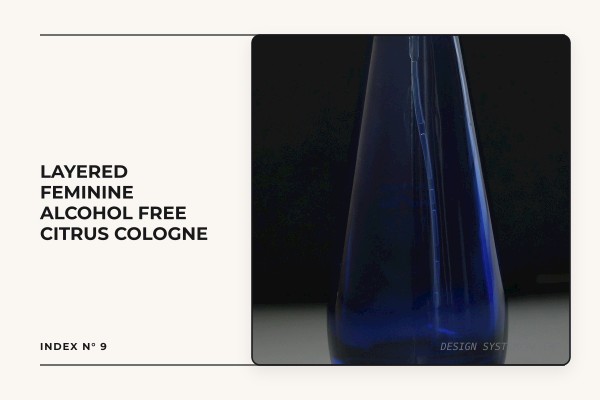 layered feminine alcohol free citrus cologne