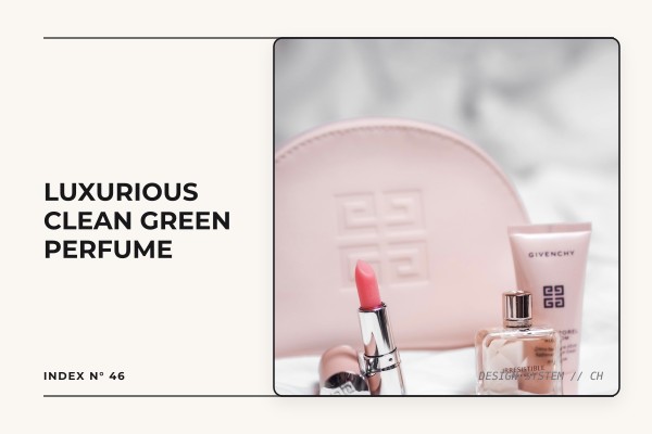 luxurious clean green perfume
