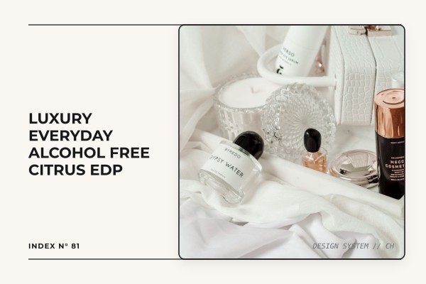 luxury everyday alcohol free citrus edp
