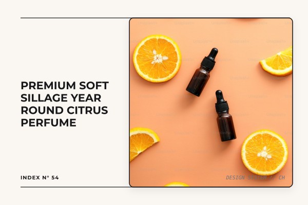 premium soft sillage year-round citrus perfume