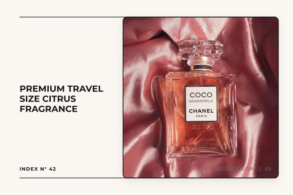premium travel size citrus fragrance
