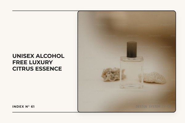 unisex alcohol free luxury citrus essence